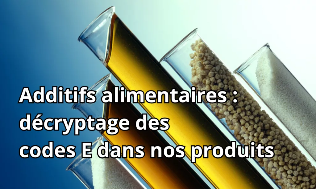 additifs alimentaires en europe