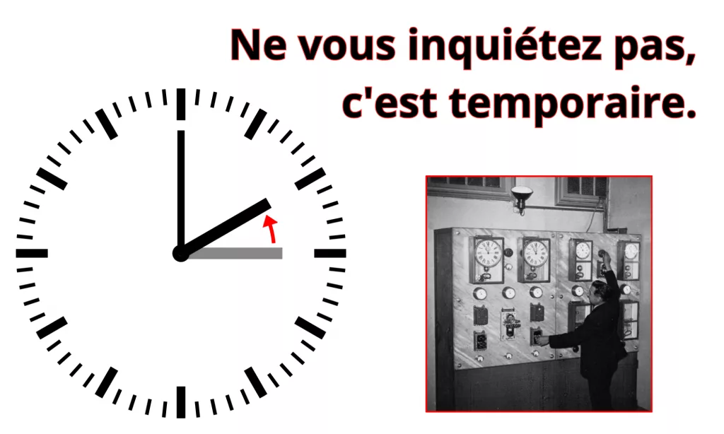 changement d'heure préparez vous pour l'heure d'hiver