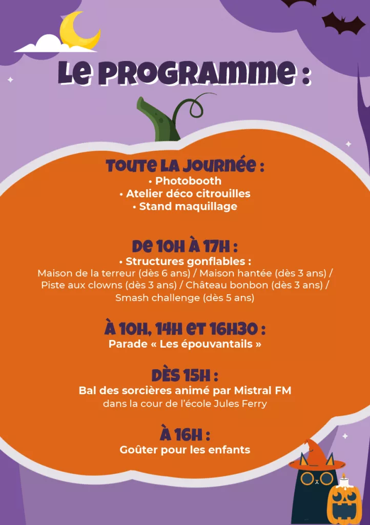 fête reportée pour le 30 octobre