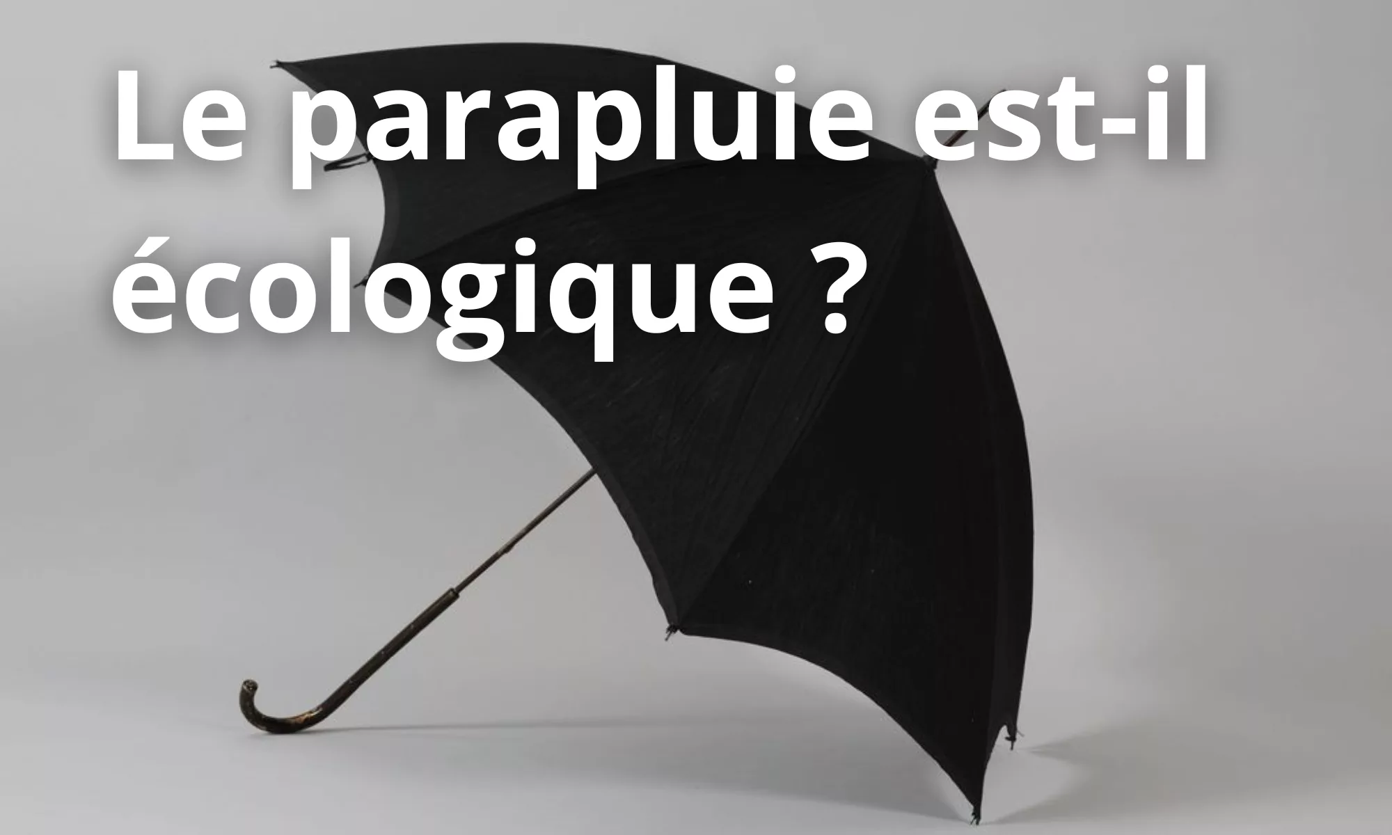 le parapluie est il écologique