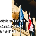 manifestation contre l’éloignement de la géorgie de l'ue