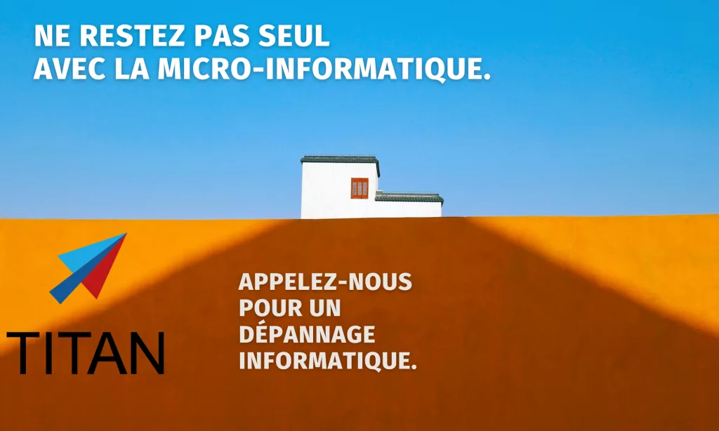 ne restez pas seul avec l'informatique.