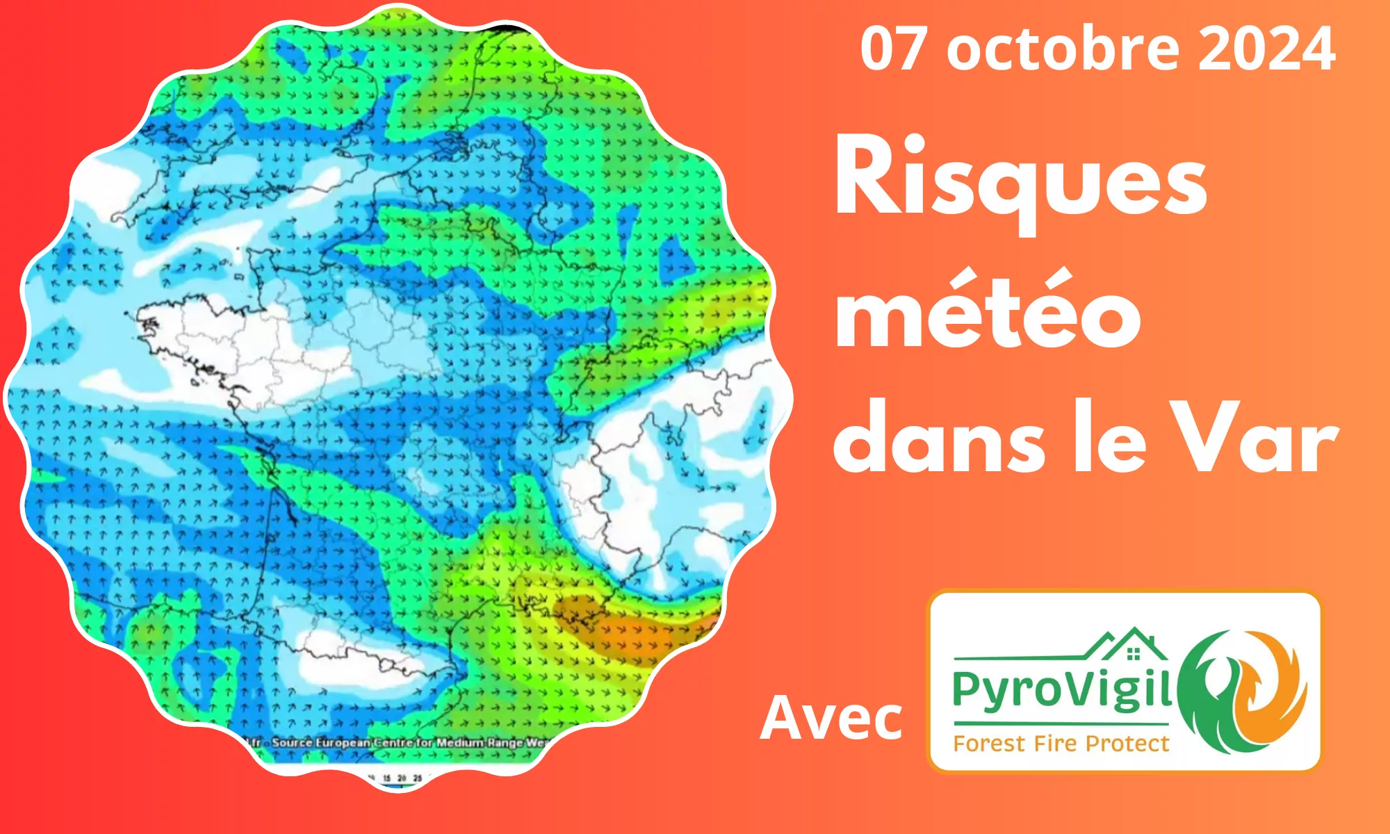 prévention des risques météo dans le var 07 octobre 2024