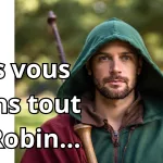 robin des bois dans la forêt de sherwood