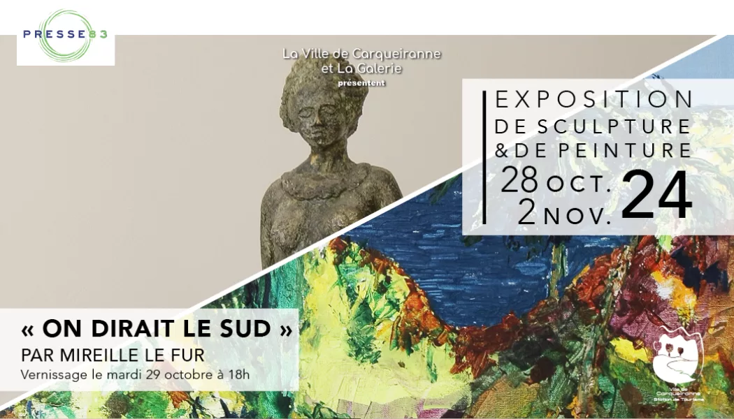 sculptures méditerranéennes de mireille le fur exposées à la galerie