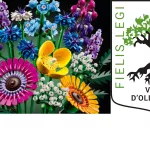 une immersion florale en briques colorées