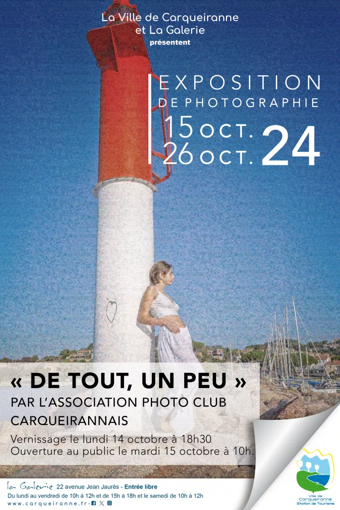 vernissage de l'exposition « de tout, un peu » à carqueiranne.