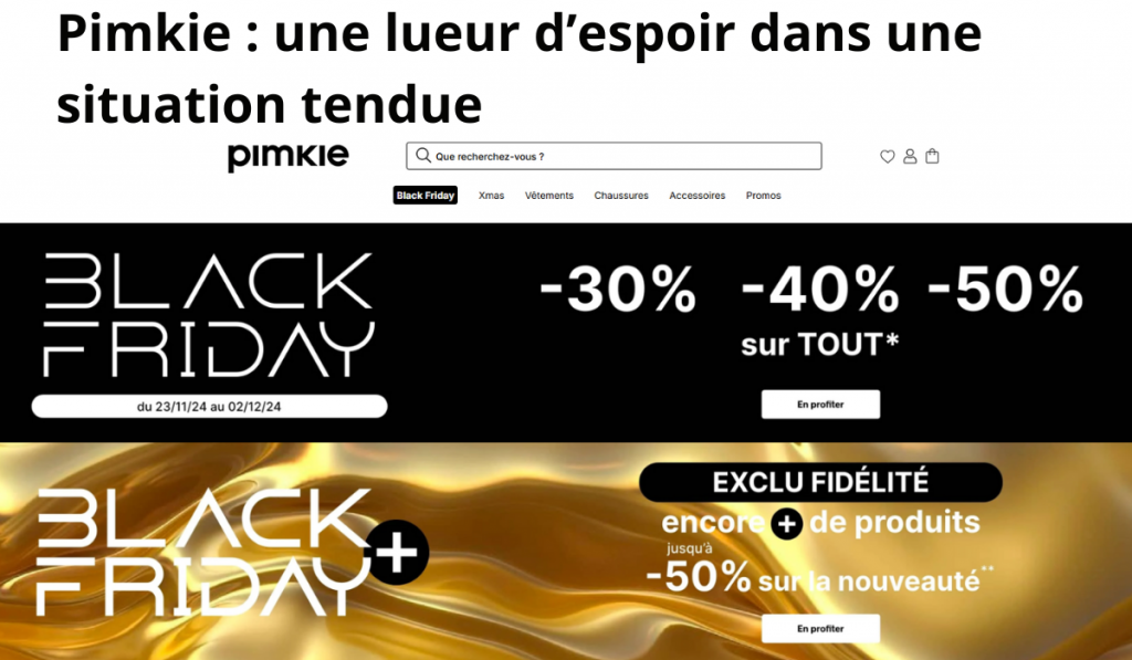 Pimkie : une lueur d’espoir dans une situation tendue