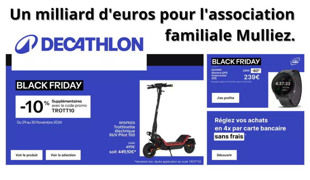 Décathlon verse un milliard d’euros à Mulliez, suscitant indignation syndicale dans un contexte social tendu.