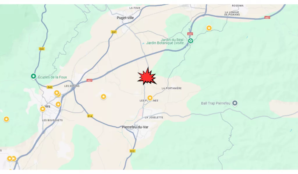 bus accidenté sur la rd12