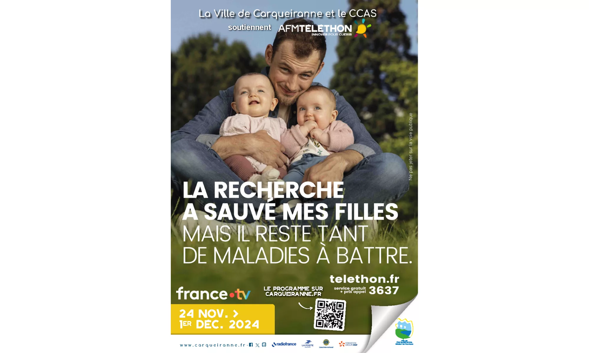 carqueiranne en soutien au téléthon 2024
