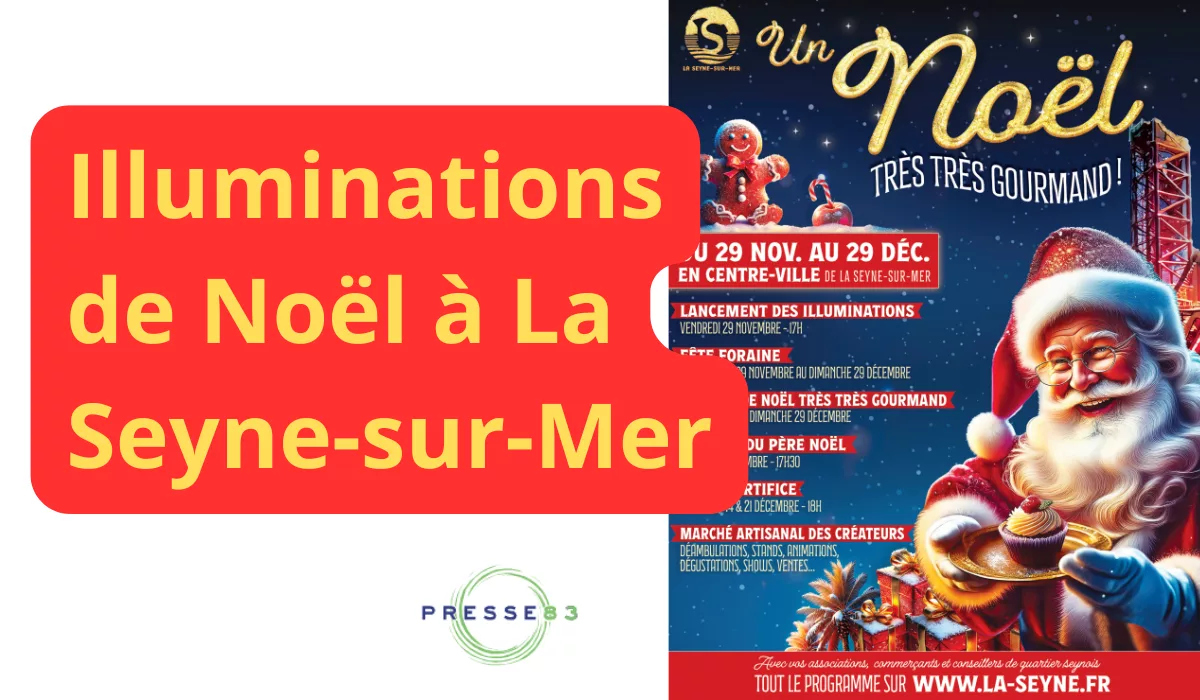 illuminations de noël à la seyne sur mer