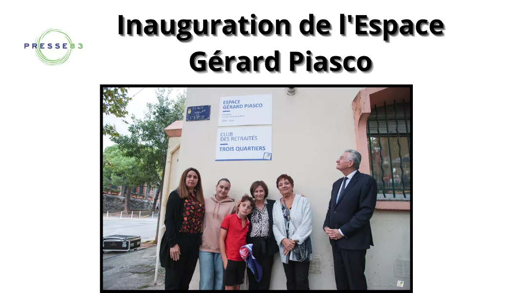 inauguration de l'espace gérard piasco