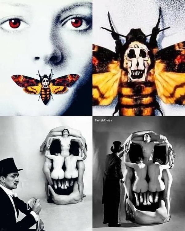 le crâne caché de dalí dans le silence des agneaux
