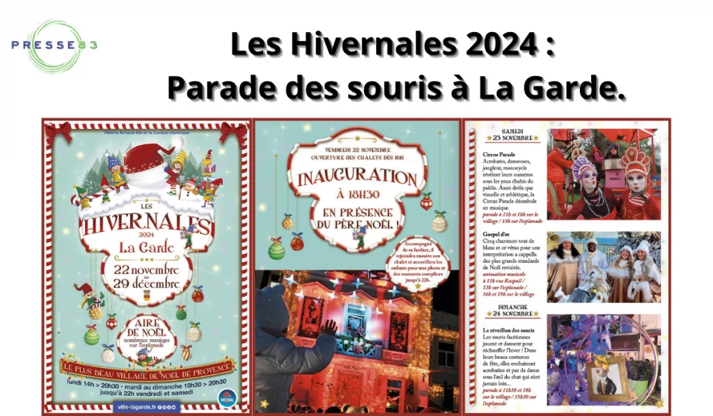 les hivernales 2024 parade des souris à la garde.