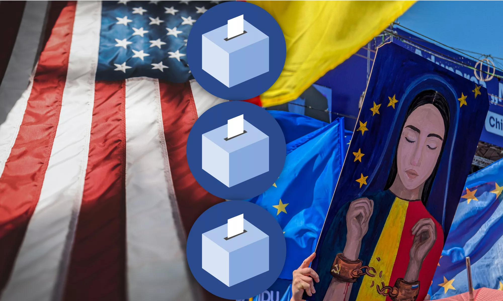 moldavie pro européenne face. Élection américaine sous haute tension