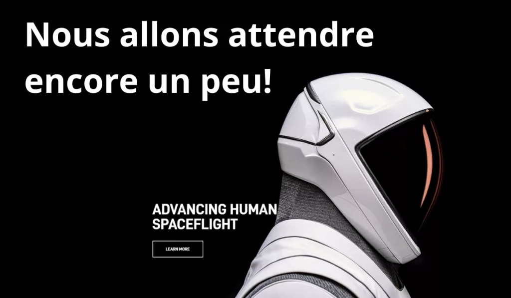 nous allons attendre encore un peu.