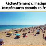 réchauffement climatique températures records en france