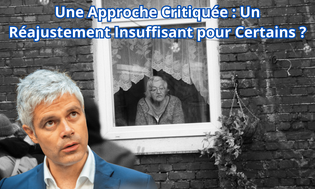 une approche critiquée un réajustement insuffisant pour certains