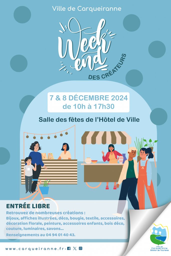 week end des créateurs à carqueiranne