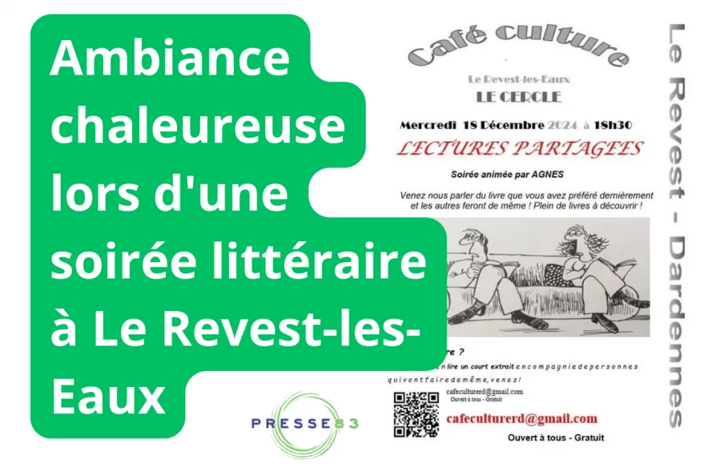 Moment d’échange autour de la littérature au Café Culture