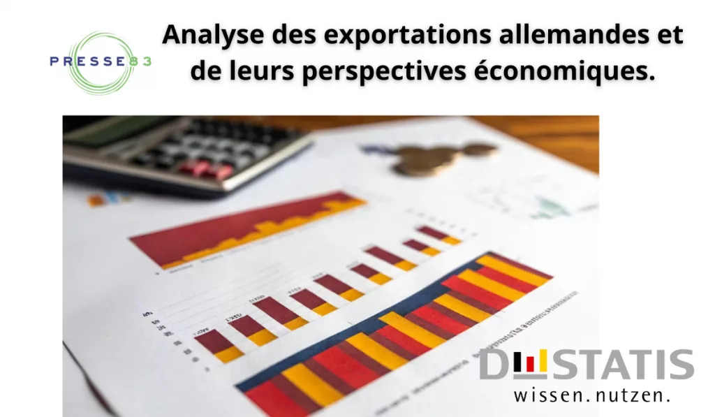 Économistes analysant les chiffres du commerce extérieur allemand.