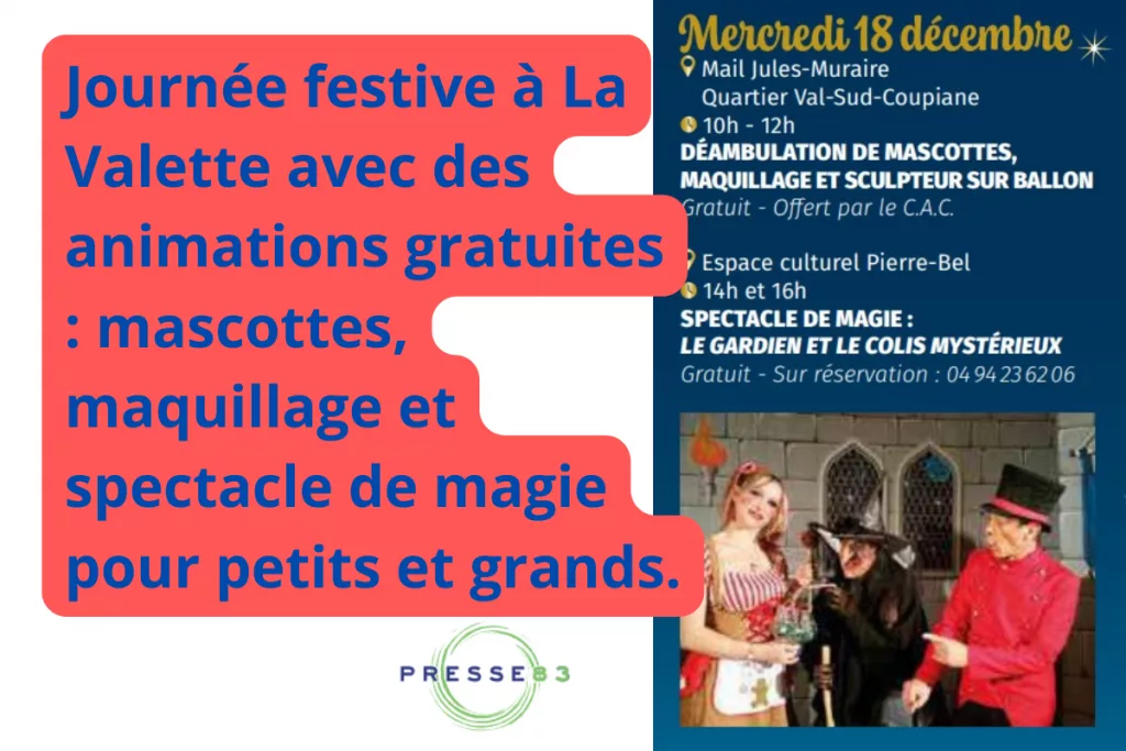 Spectacle de magie : un colis plein de surprises