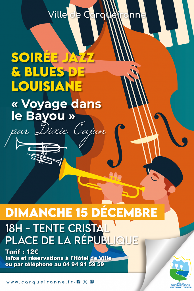 Venez vivre un voyage musical inoubliable avec le groupe Dixie Cajun. Découvrez le jazz, le blues et la musique cajun dans une soirée authentique à Carqueiranne.