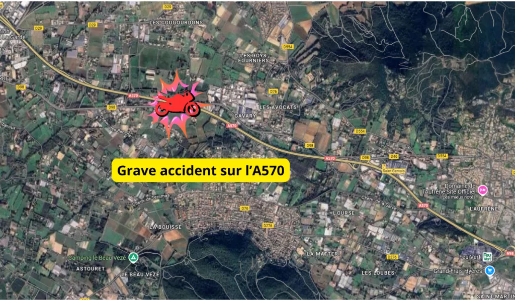 Grave accident sur l’A570 : le bilan des secours.