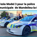Tesla centre-ville de Mandelieu-la-Napoule