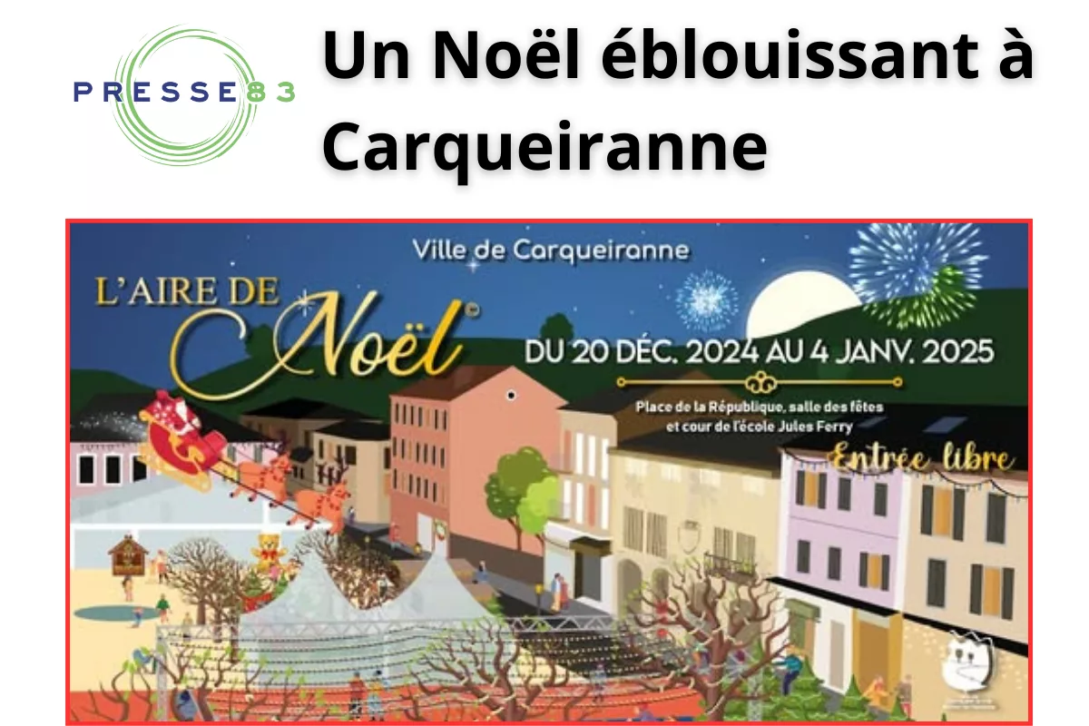 Spectacle féerique : feu d’artifice et Père Noël en vedette.