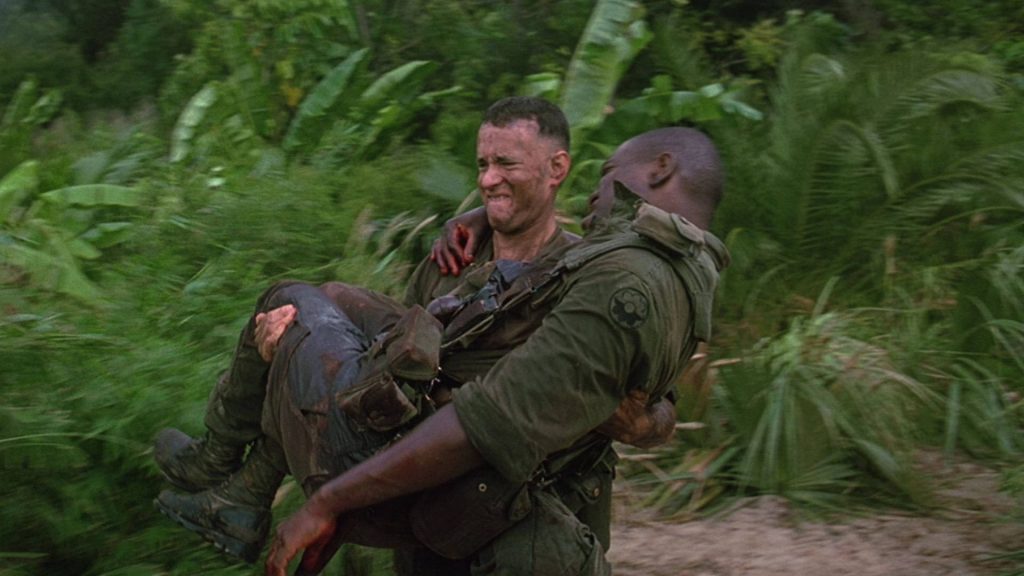 Forrest et Bubba pendant la guerre du vietnam