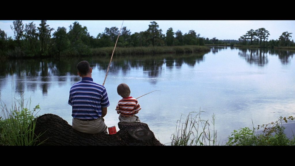 Forrest Gump pêche avec son fils
