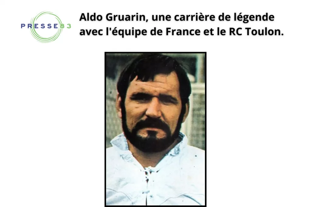Le RC Toulon rend hommage à son ancien pilier, Aldo Gruarin.