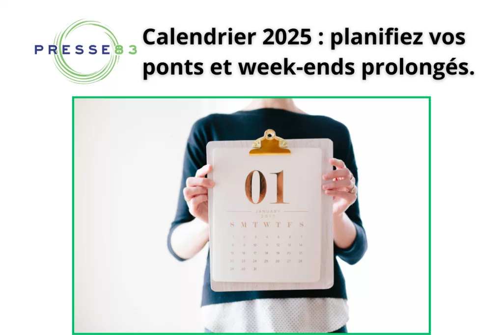 Un calendrier stratégique pour maximiser vos congés.
