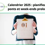 Un calendrier stratégique pour maximiser vos congés.