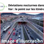Déviation obligatoire à La Valette Centre.