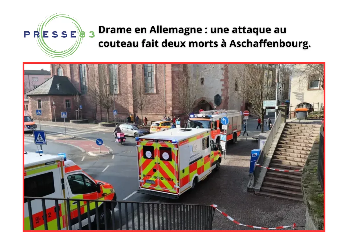 Le parc Schöntal bouclé après l'attaque meurtrière.