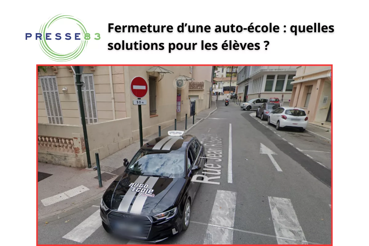 Une auto-école fermée, des élèves désemparés.