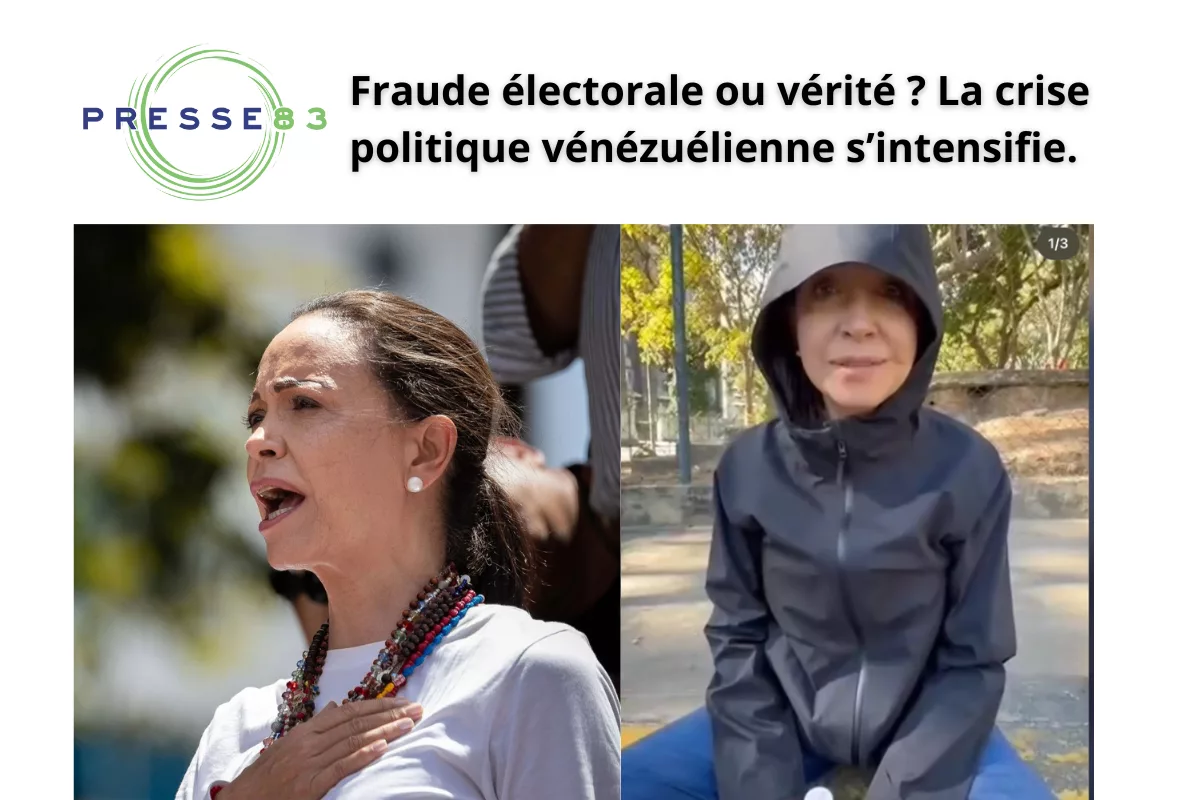 María Corina Machado arrêtée : le Venezuela sous tension politique.