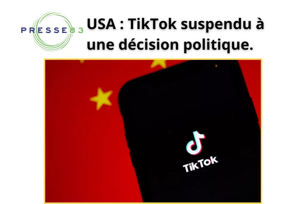 TikTok, un réseau social au cœur des tensions sino-américaines.