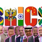 Photo des dirigeants du BRICS accueillant le Nigeria comme partenaire.