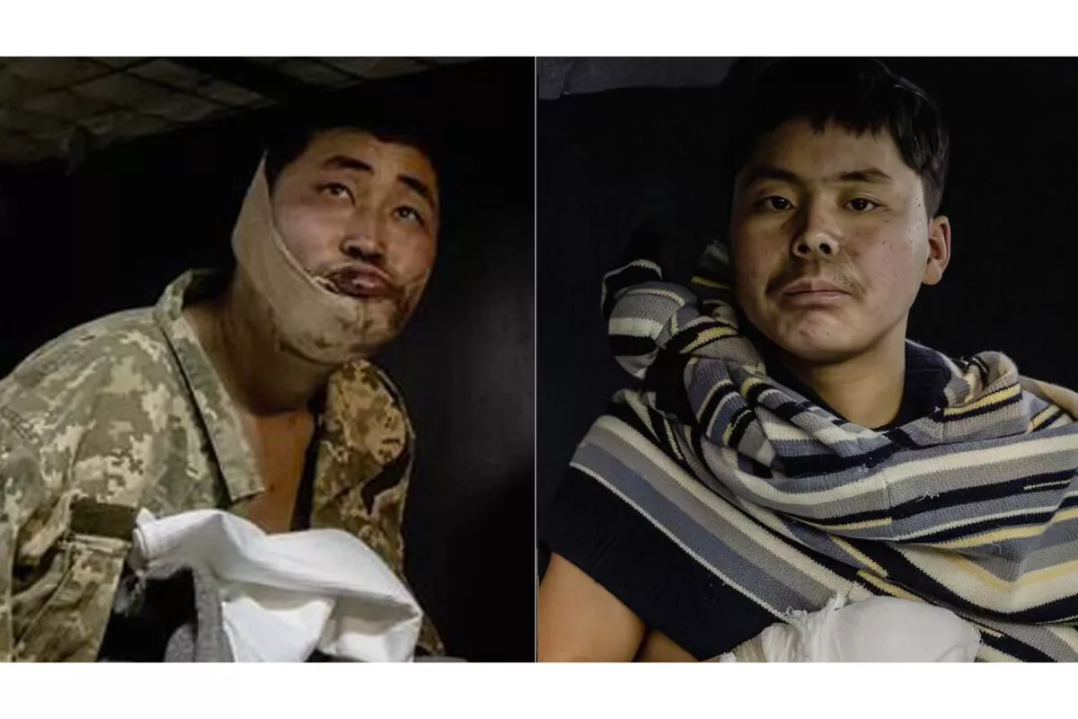 Les soldats capturés transportés à Kyiv.