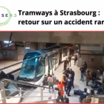 Les secours en action après l’accident de tram à Strasbourg.