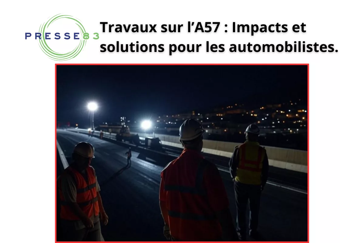 Toulon : Une nouvelle étape dans l’élargissement de l’A57.