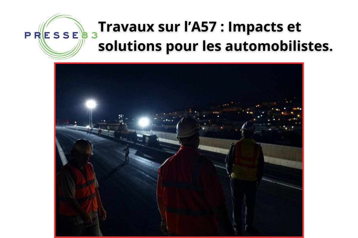 Toulon : Une nouvelle étape dans l’élargissement de l’A57.