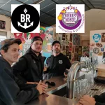 Les équipes des deux brasseries échangent autour d’une dégustation.