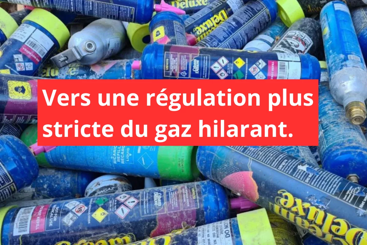 Le protoxyde d’azote, un gaz qui inquiète les autorités.