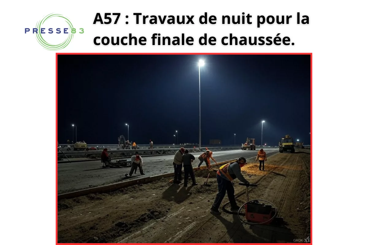 Circulation perturbée sur l'A57 les week-ends de février.
