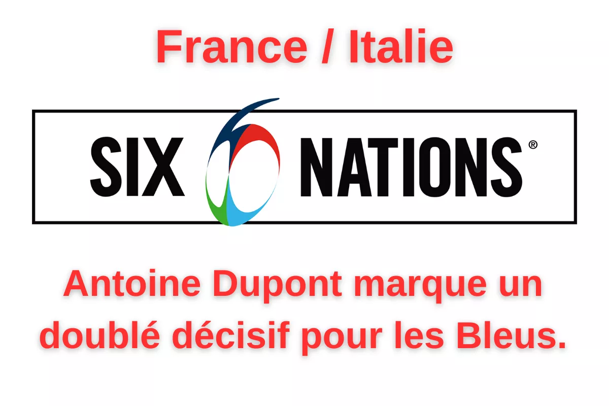 Les joueurs français célèbrent leur victoire écrasante contre l'Italie.